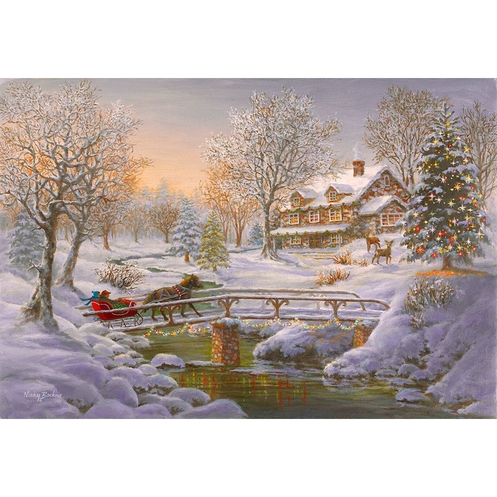 Over The Bridge To Grandmas House Poster Print - Nicky Boehme-VARPDXNICBOE118821 Image 1