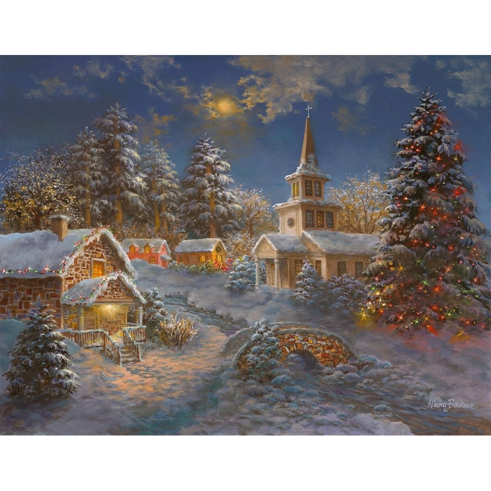 Happy Spirits Await Christmas Poster Print - Nicky Boehme-VARPDXNICBOE132692 Image 1