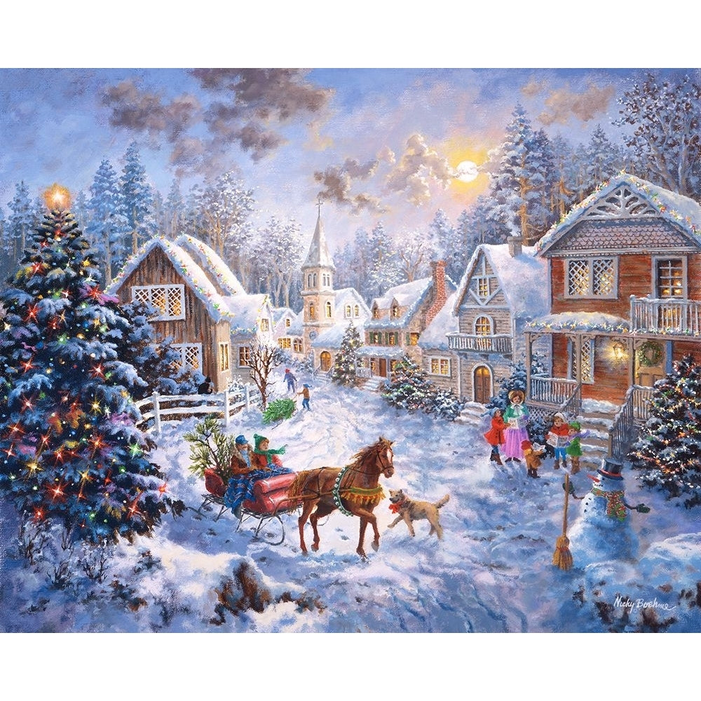 Merry Christmas Poster Print - Nicky Boehme-VARPDXNICBOE51686 Image 1