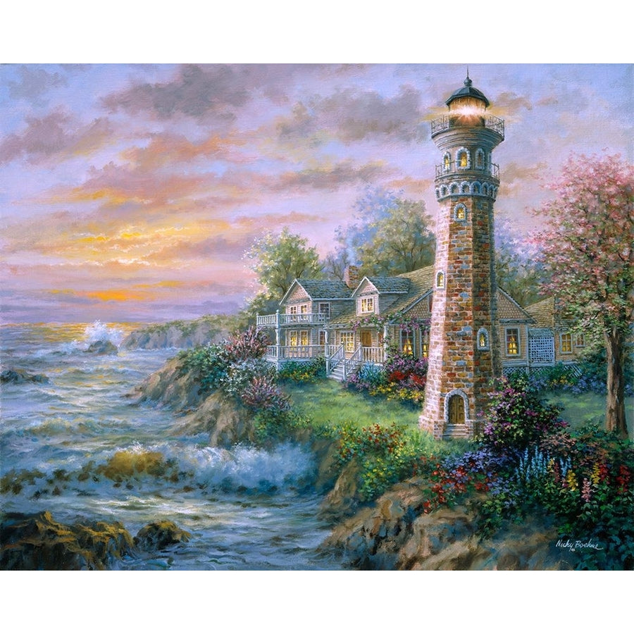 Lighthouse Haven 2 Poster Print - Nicky Boehme-VARPDXNICBOE44424 Image 1