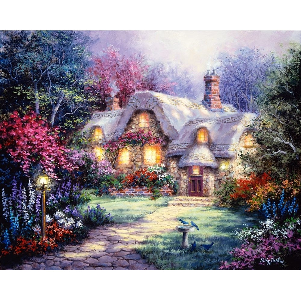 Garden Cottage Poster Print - Nicky Boehme-VARPDXNICBOE73074 Image 1