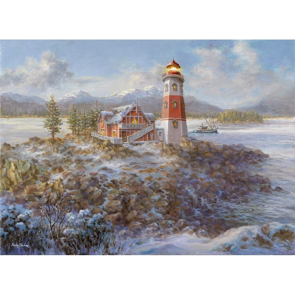 Lighthouse Bluff Poster Print - Nicky Boehme-VARPDXNICBOE94043 Image 1