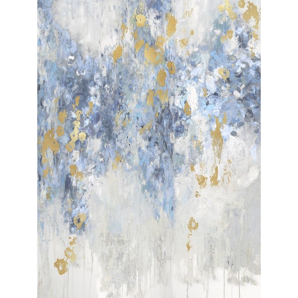 Cascade Blue with Gold Poster Print by Nikki Robbins-VARPDXNK115832 Image 1