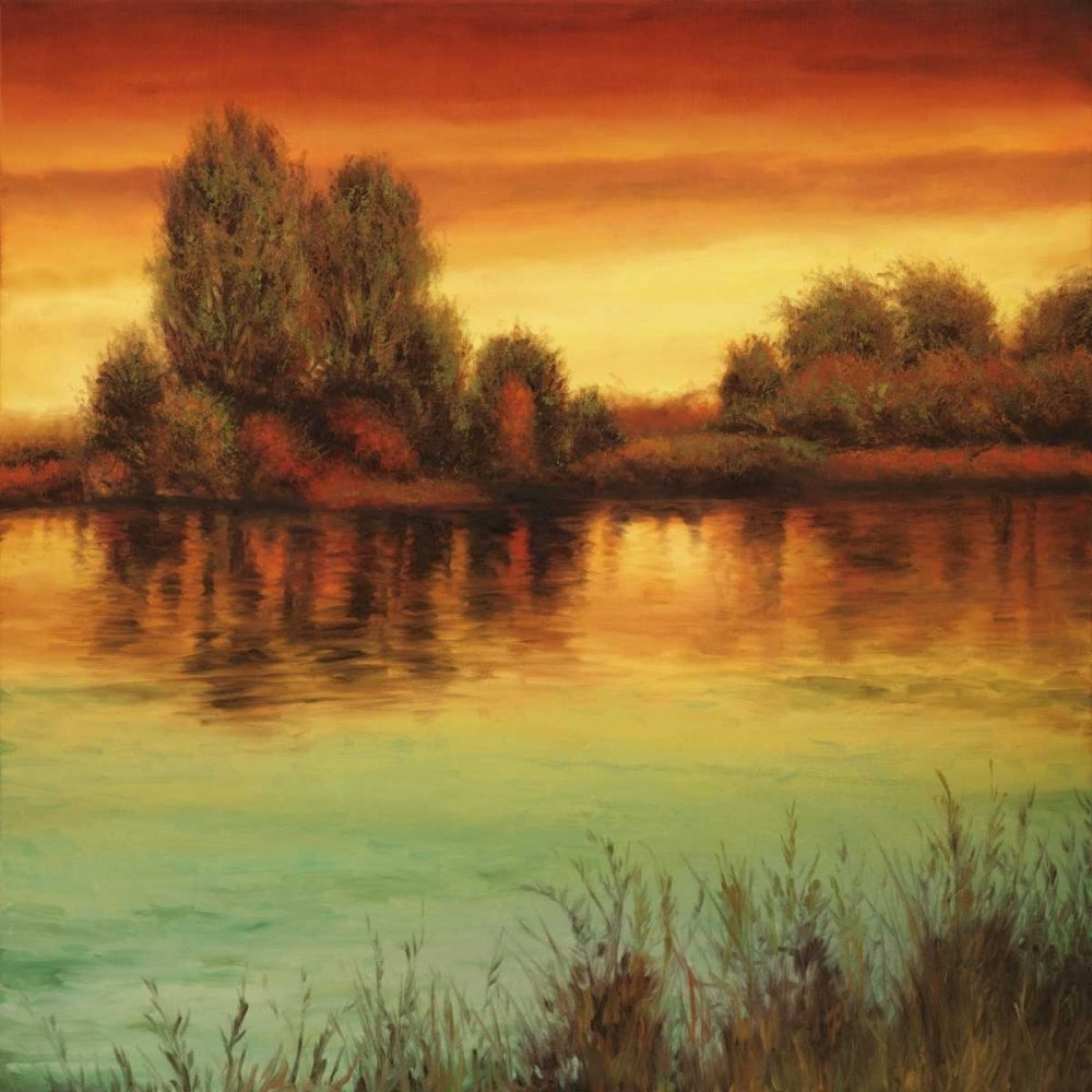 River Sunset II Poster Print by Neil Thomas-VARPDXNT6531 Image 1