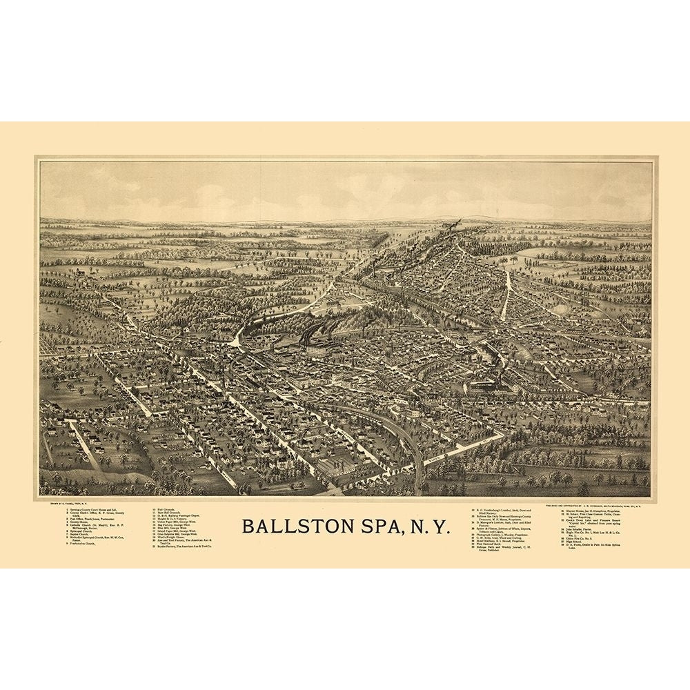 Ballston Spa York - Fausel 1890 by Fausel-VARPDXNYBS0001 Image 1