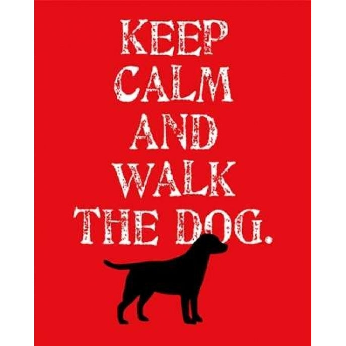 Keep Calm - Labrador Poster Print by Ginger Oliphant-VARPDXO134D Image 1