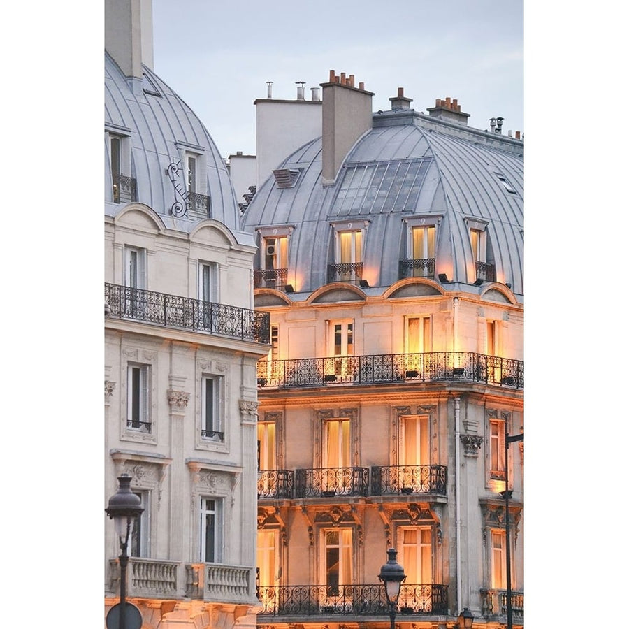 Golden Glow in The City of Light Poster Print - Carina Okula-VARPDXO451D Image 1