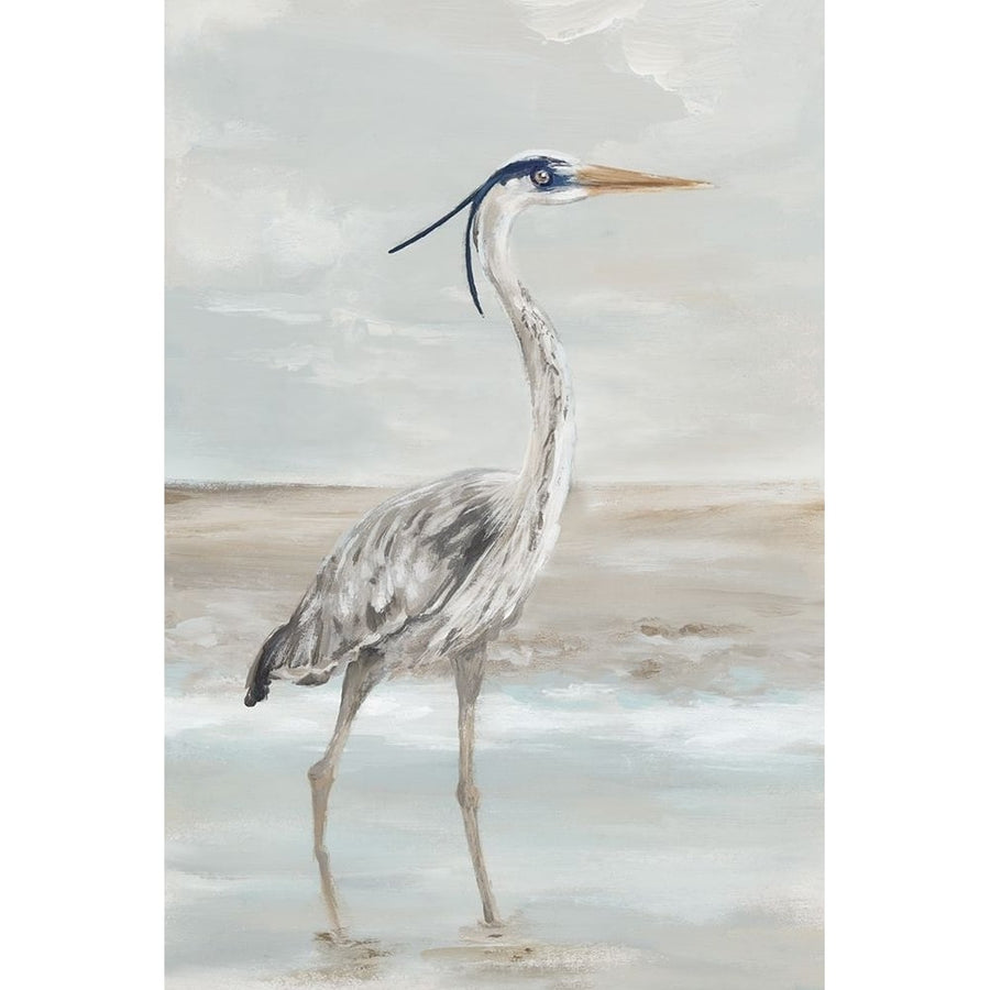 Heron on the Beach Walk Poster Print - Eli Jones-VARPDXOE043A Image 1