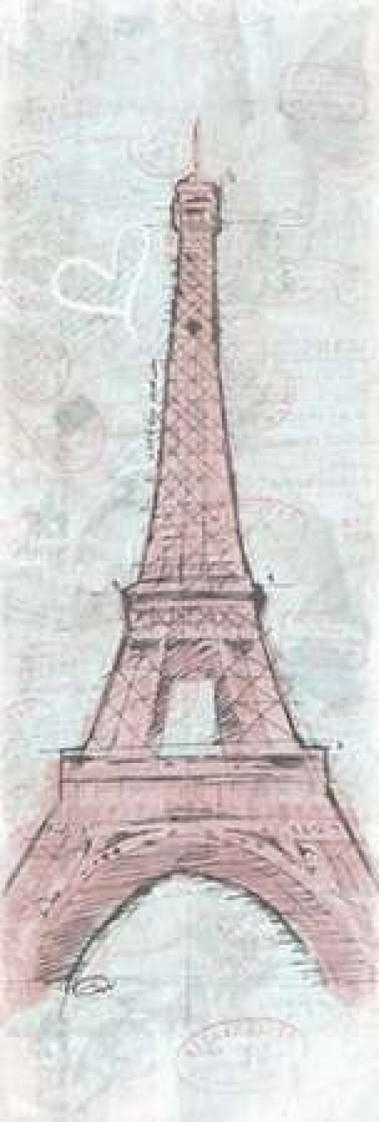 Romantic Eiffel Poster Print by OnRei OnRei-VARPDXONPL016A Image 1