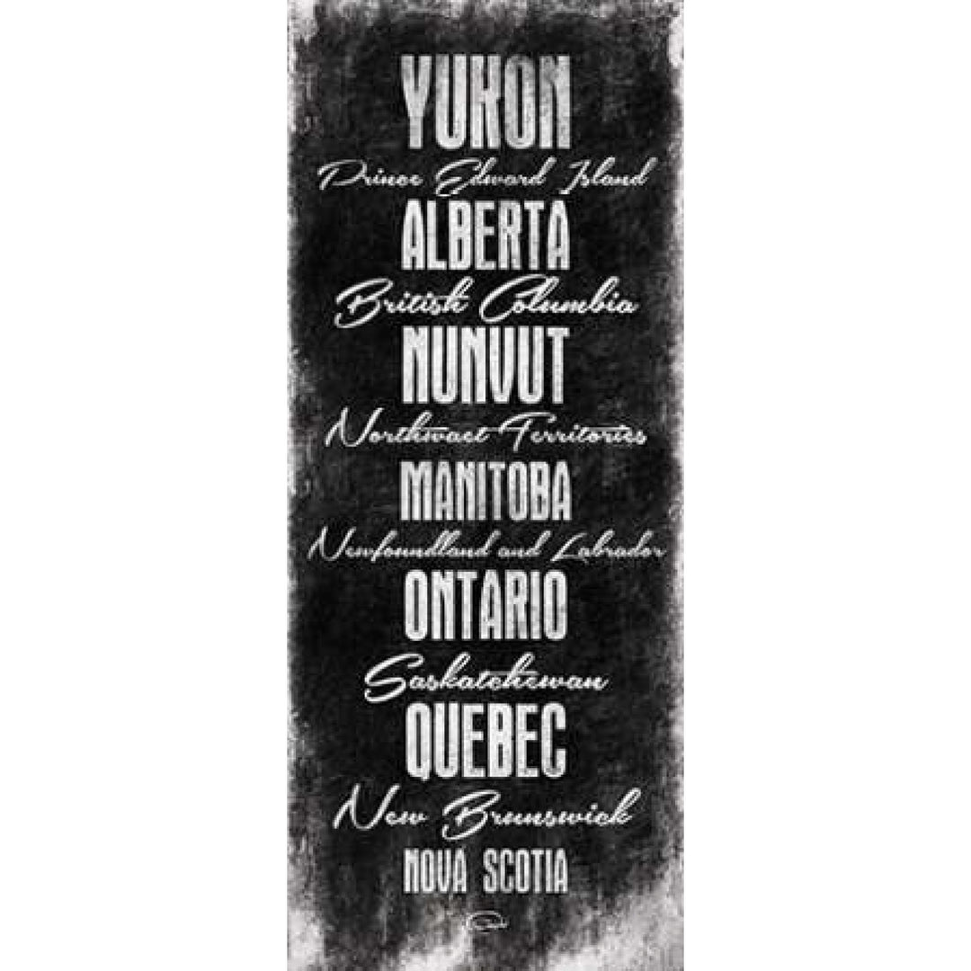 Canada Typography Poster Print by OnRei OnRei-VARPDXONPL022A Image 2