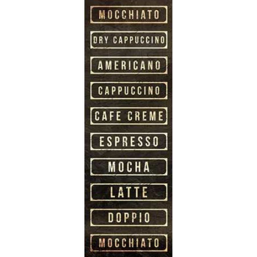 Coffee List Poster Print by OnRei OnRei-VARPDXONPL048A Image 1