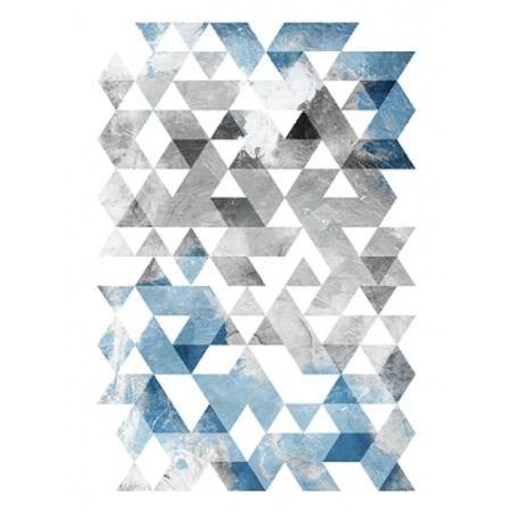 Blue Silver Triangles Mates Poster Print by OnRei-VARPDXONRC048B4 Image 2