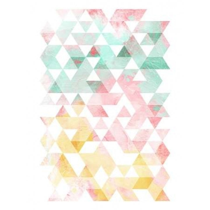 Pastel Triangles Mate Poster Print by OnRei -VARPDXONRC048B5 Image 2