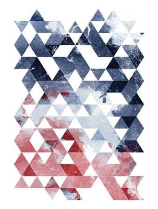 Americana Triangles Poster Print by OnRei-VARPDXONRC081A Image 1