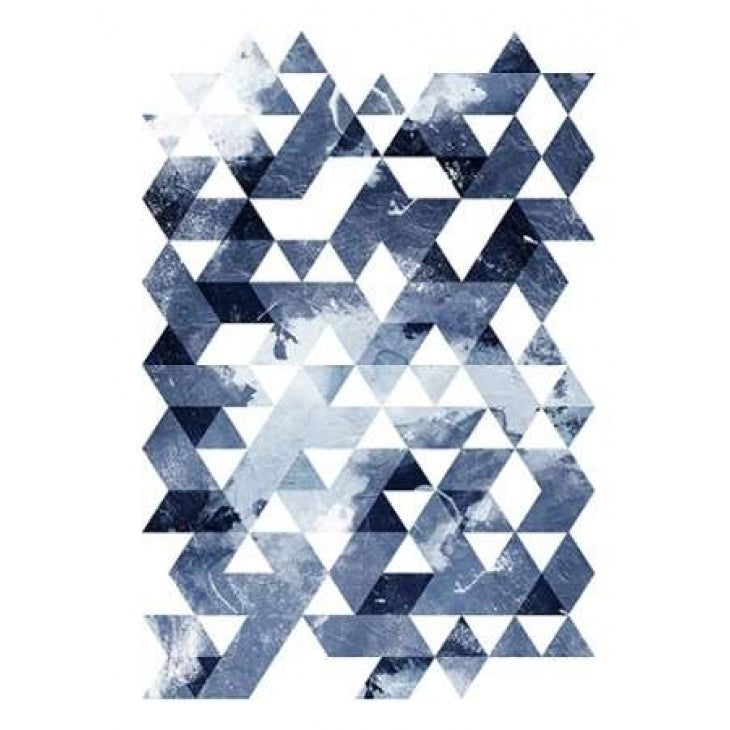 Blue Triangles Poster Print by OnRei OnRei-VARPDXONRC082A Image 1