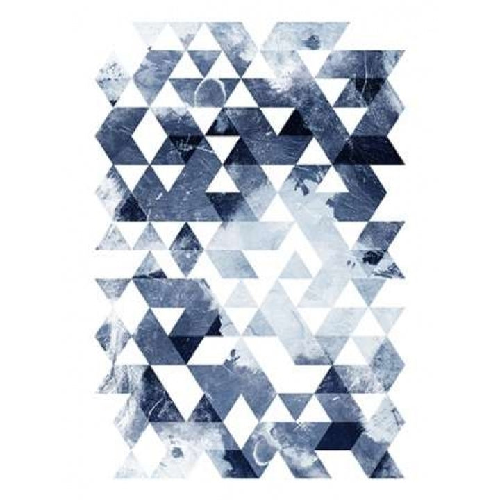 Blue Triangles Mate Poster Print by OnRei OnRei-VARPDXONRC082B Image 1