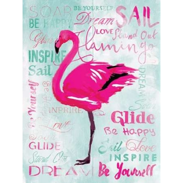 Sky Flamingo Poster Print by OnRei OnRei-VARPDXONRC099A2 Image 1