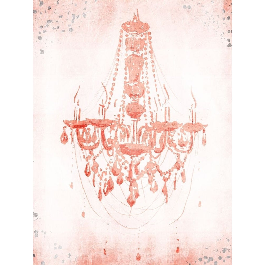 Blush Silver Chandelier Poster Print by OnRei OnRei-VARPDXONRC195A Image 1