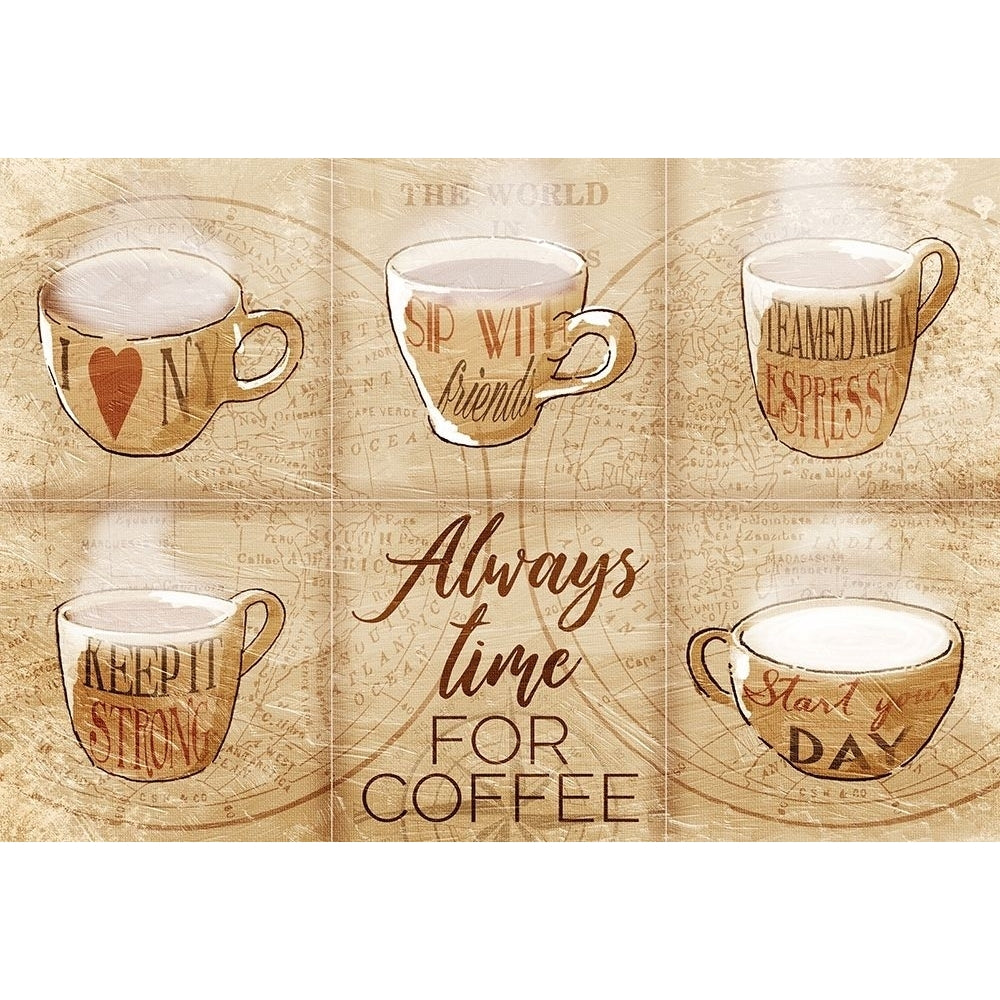 Always Time For Coffee Poster Print by OnRei OnRei-VARPDXONRC231A Image 1