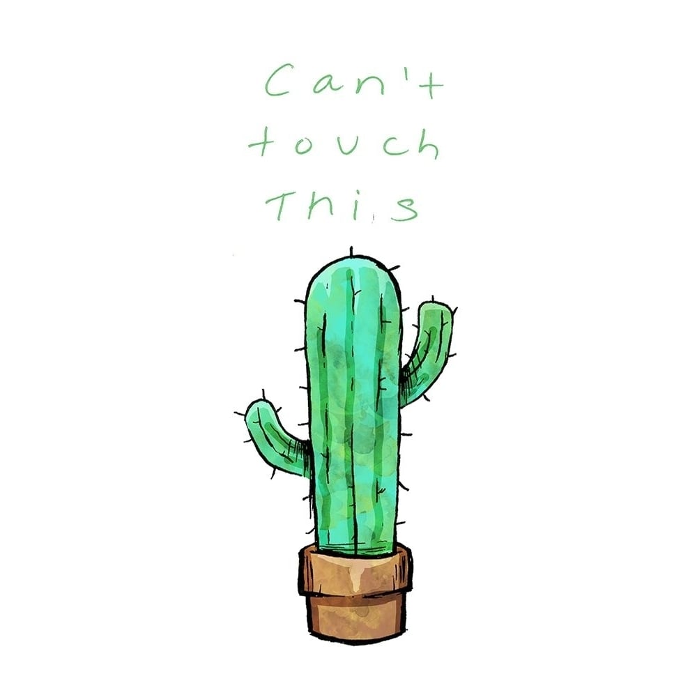 Cant Touch This Cactus Poster Print by OnRei OnRei-VARPDXONRC222A Image 1