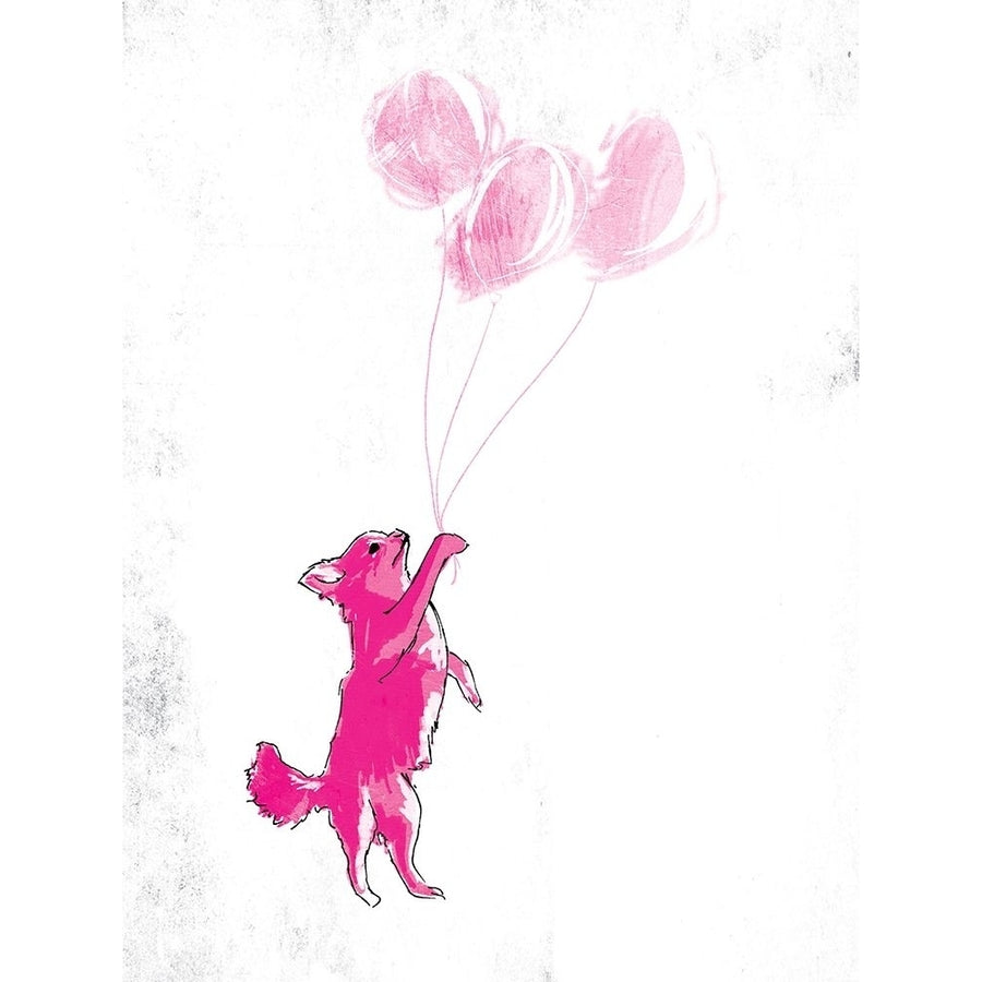 Dog Holding Balloon Poster Print by OnRei OnRei-VARPDXONRC245B Image 1