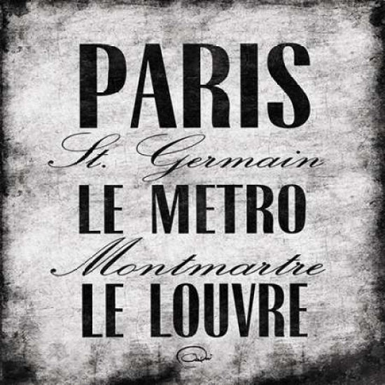 Paris One Poster Print by OnRei-VARPDXONSQ015A2 Image 1