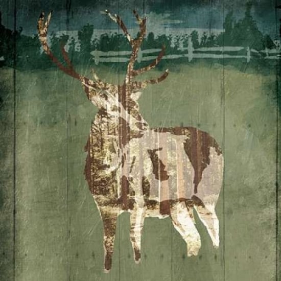 Deer In The Field Poster Print by OnRei-VARPDXONSQ079A Image 1