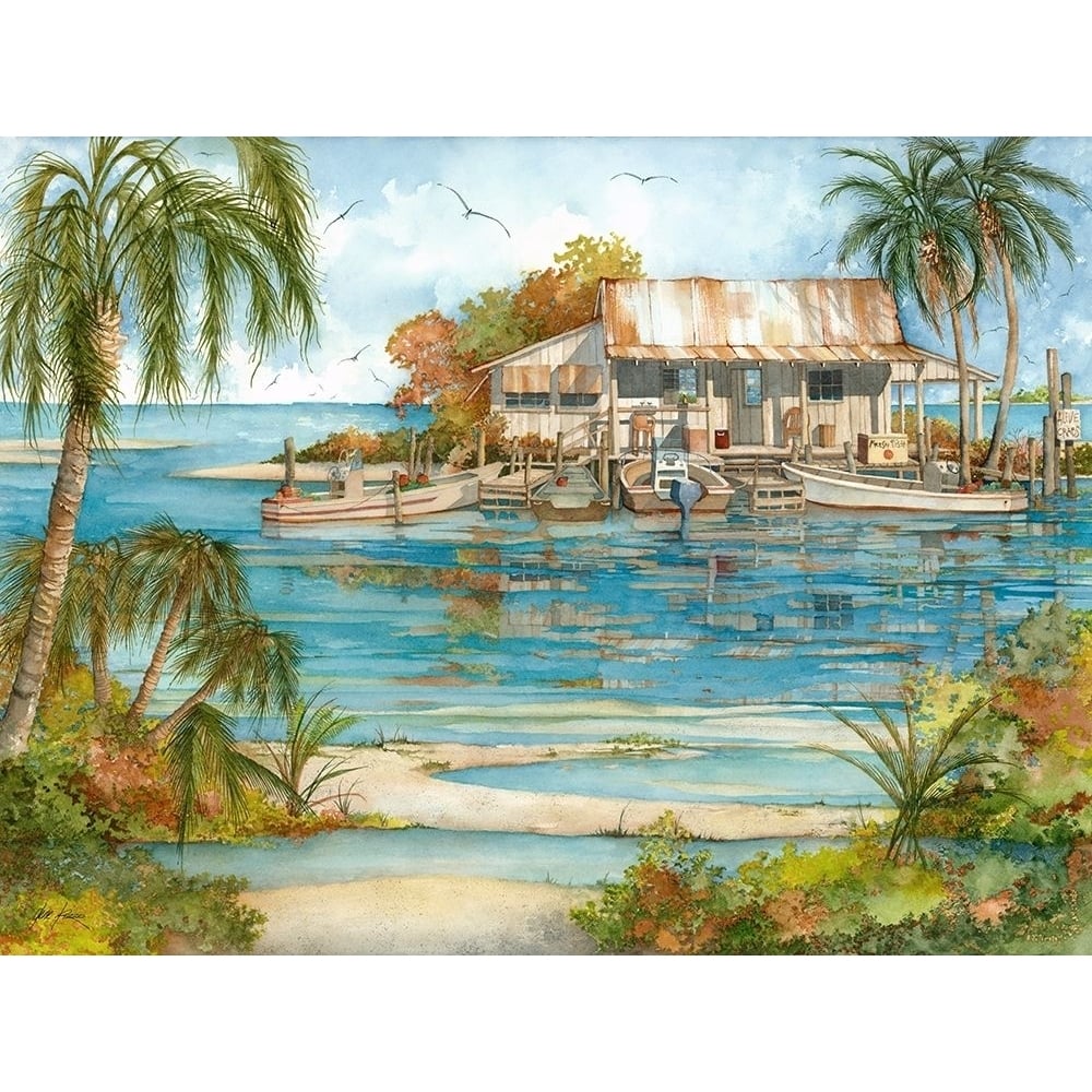 Seafood Shack Poster Print - Gene Rizzo-VARPDXOSSHACK Image 1