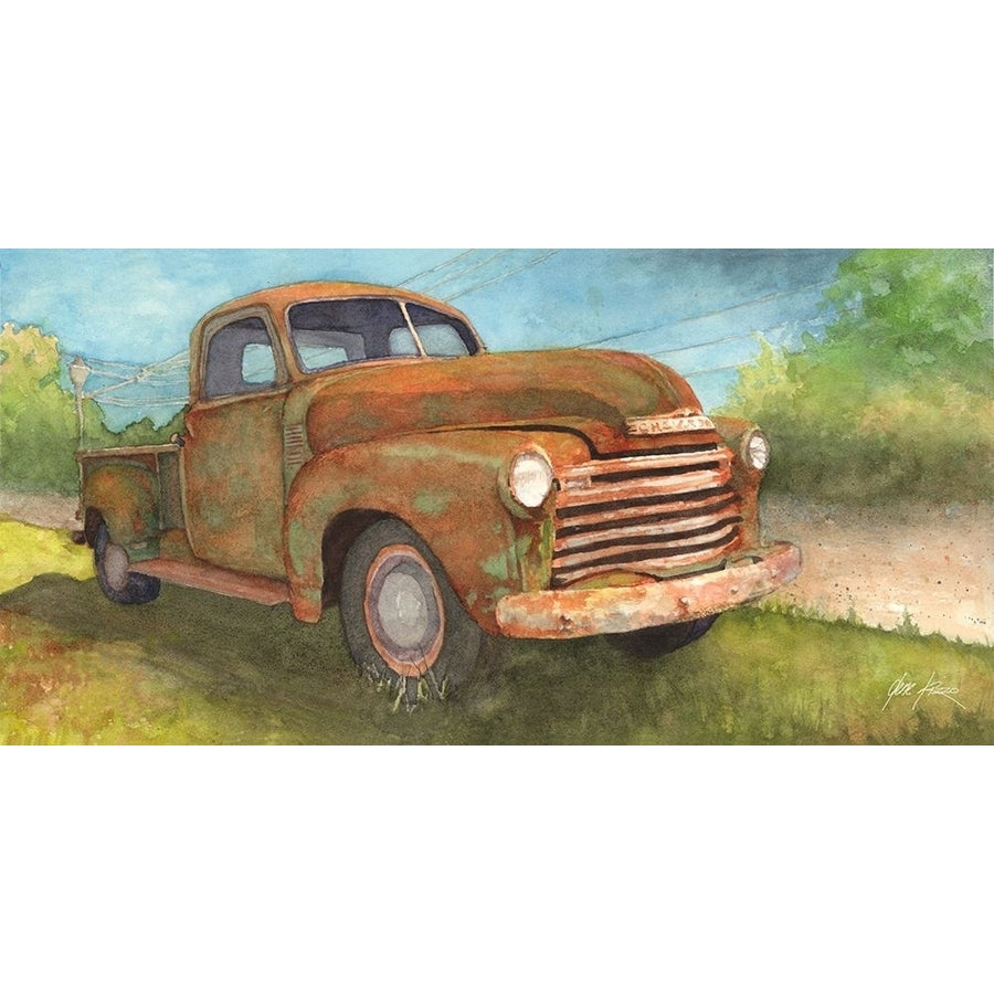 Crusty Chevy Poster Print - Gene Rizzo-VARPDXOVCC Image 1