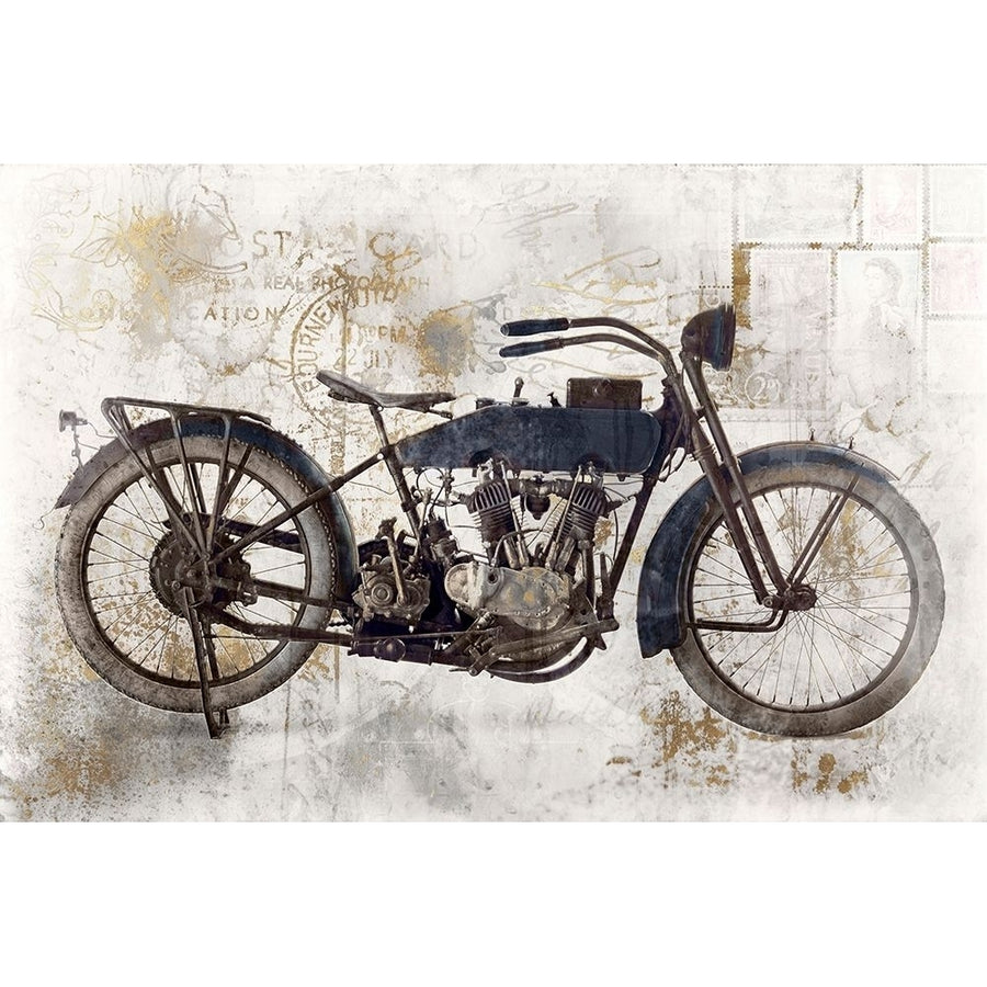 Navy Motocycle Poster Print by Roozbeh Roozbeh-VARPDXOZ016A Image 1