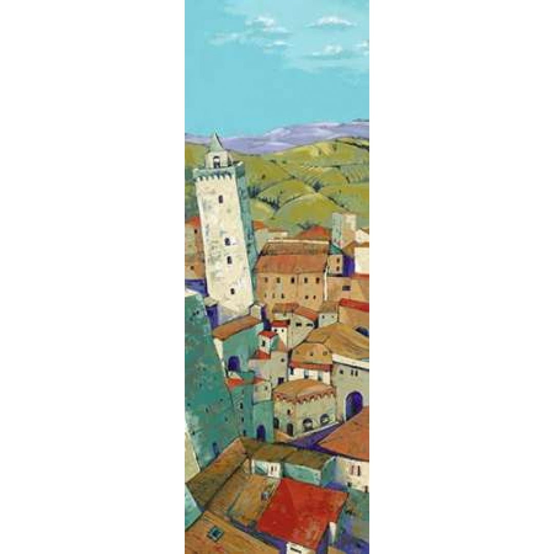 Rooftops of San Gimignano Poster Print by Jane Henry Parsons-VARPDXP1006D Image 2