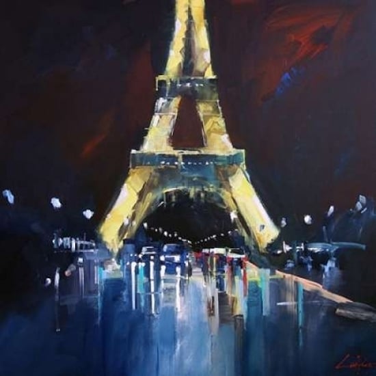 Eiffel Rain Poster Print by Craig Trewin Penny-VARPDXP1038D Image 1