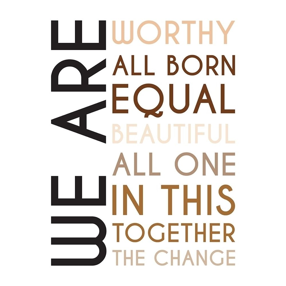 All Born Equal Poster Print by Tenisha Proctor-VARPDXP1196D Image 1