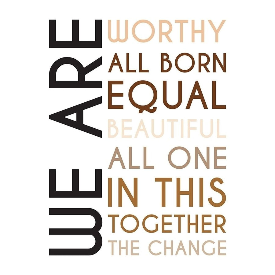 All Born Equal Poster Print by Tenisha Proctor-VARPDXP1196D Image 1