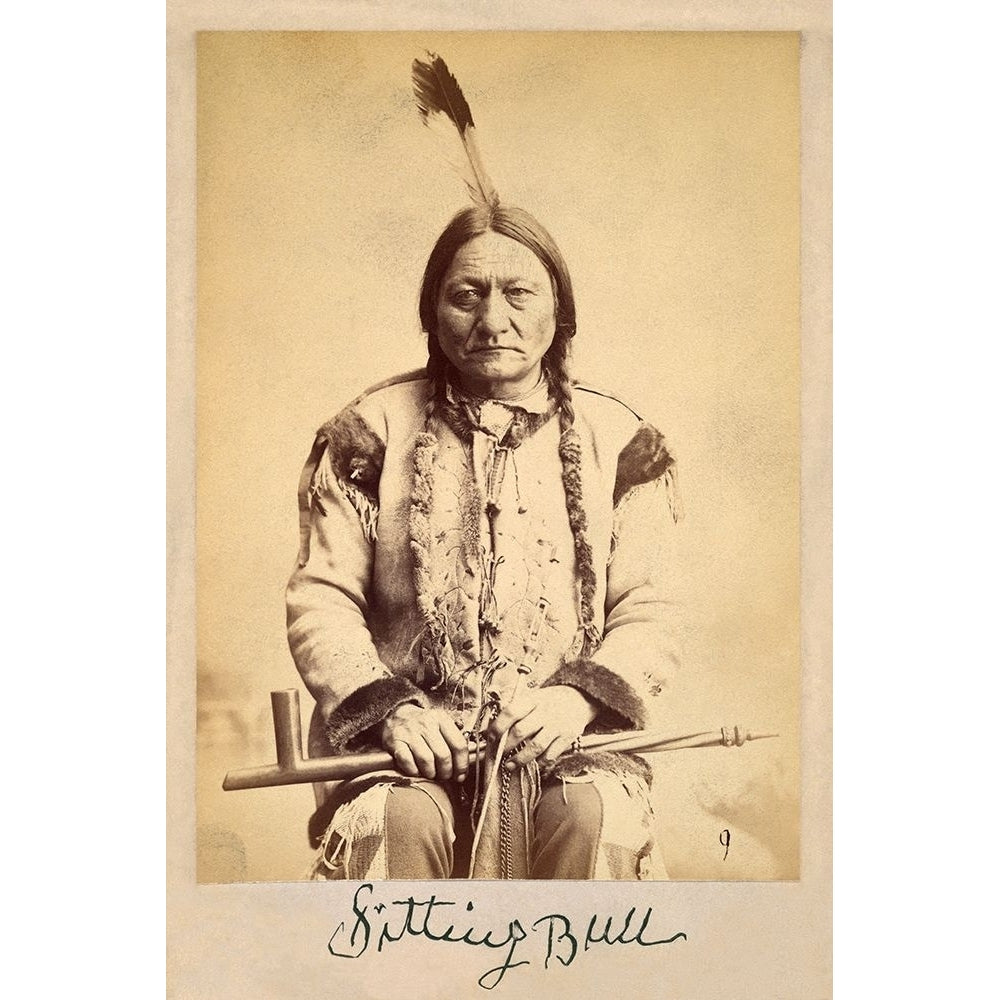 Sitting Bull - Lakota Sioux Tribe Chief-1884 by Palmquist And Jurgens-VARPDXP1251D Image 1