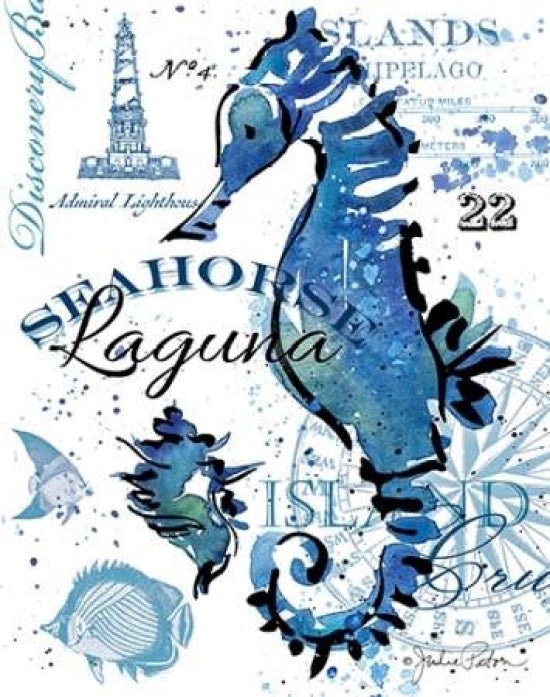 Seahorse Laguna Poster Print by Julie Paton-VARPDXPAT101 Image 1