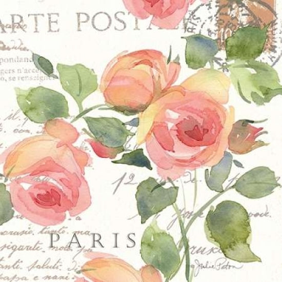 La Vie En Rose I Poster Print by Julie Paton-VARPDXPAT104 Image 1