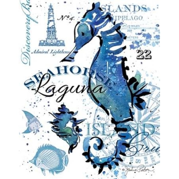 Seahorse Laguna Poster Print by Julie Paton-VARPDXPAT101 Image 2