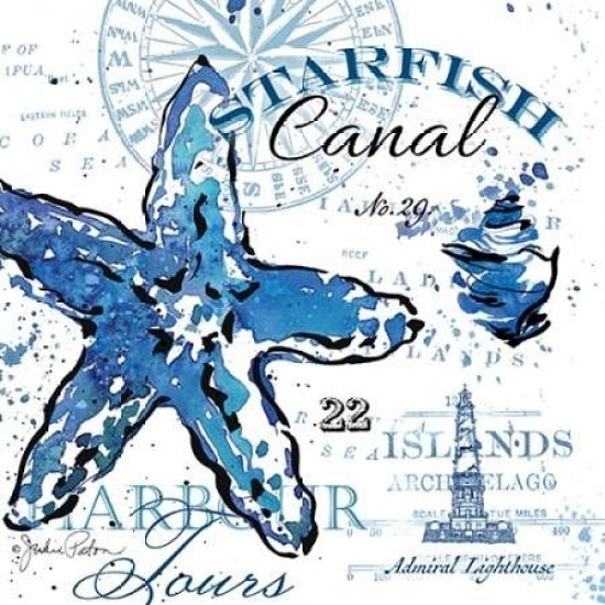 Starfish Canal Poster Print by Julie Paton-VARPDXPAT123 Image 1