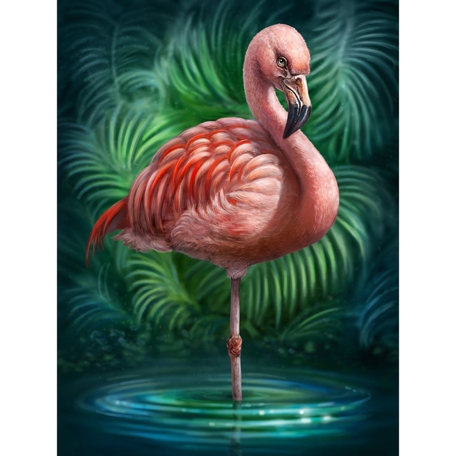 Flamingo Totem Poster Print - Patrick LaMontagne-VARPDXPATLAM234140 Image 1