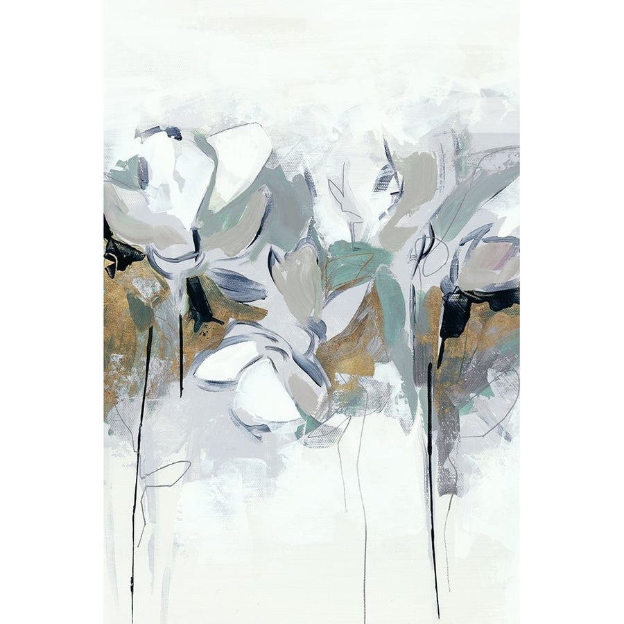 Blue Abstract Florals II Poster Print - Studio PI-VARPDXPB236A Image 1