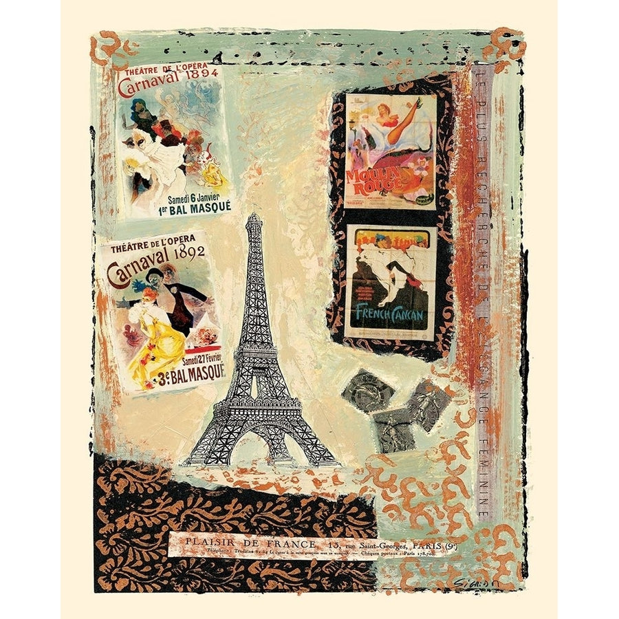 Paris festif Poster Print by M. Sigrid-VARPDXPC0256 Image 1