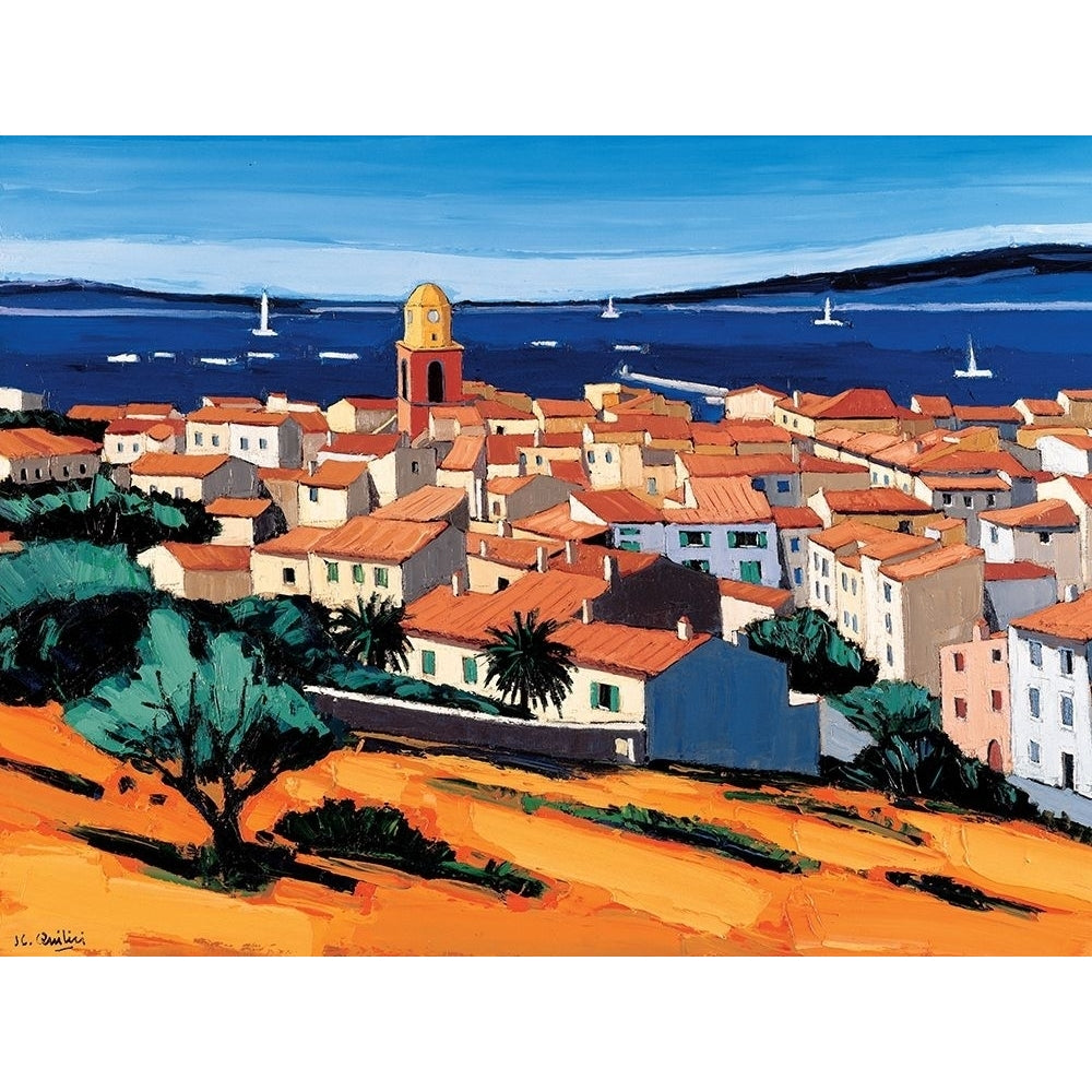 St-Tropez Poster Print by Jean-Claude Quilici-VARPDXPC0220 Image 1