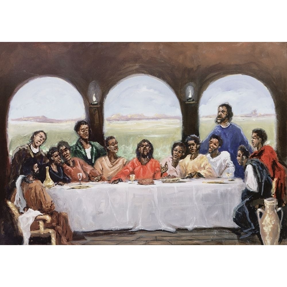 Black Last Supper Poster Print by Unknown Unknown-VARPDXPD101950 Image 1