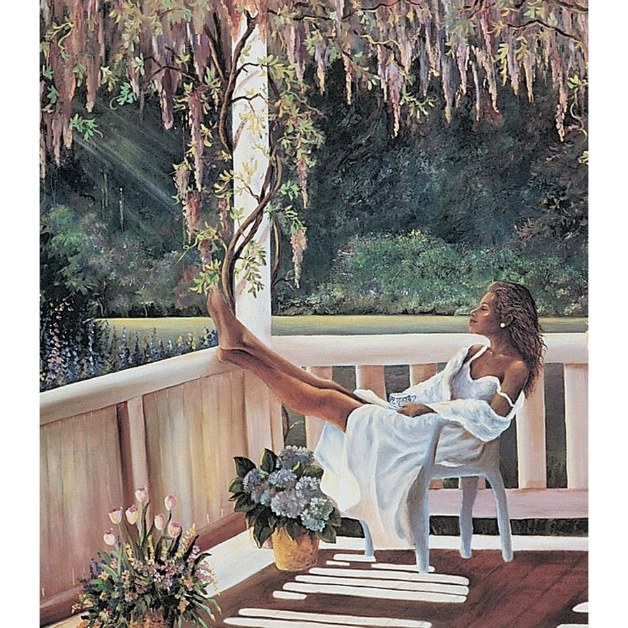 Relaxing on the Porch Poster Print by Unknown Unknown-VARPDXPD372 Image 1