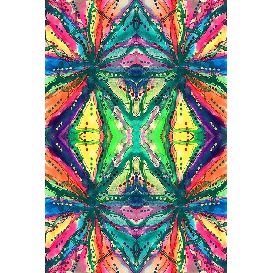 Kaleidoscope Abstract Pattern 223 Poster Print by Debbie Pearson-VARPDXPDRC019A Image 1