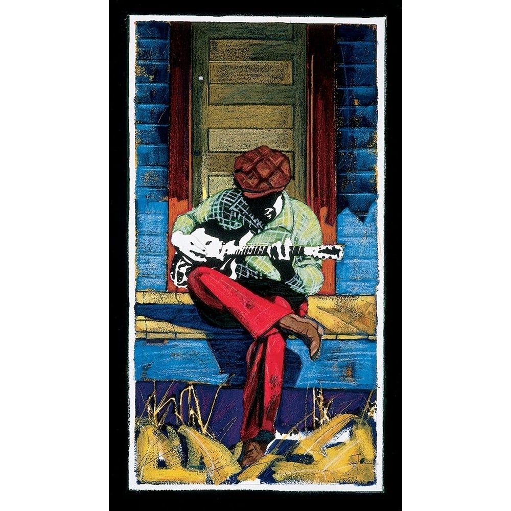 Guitar Man Poster Print by Unknown Unknown-VARPDXPE100790 Image 1