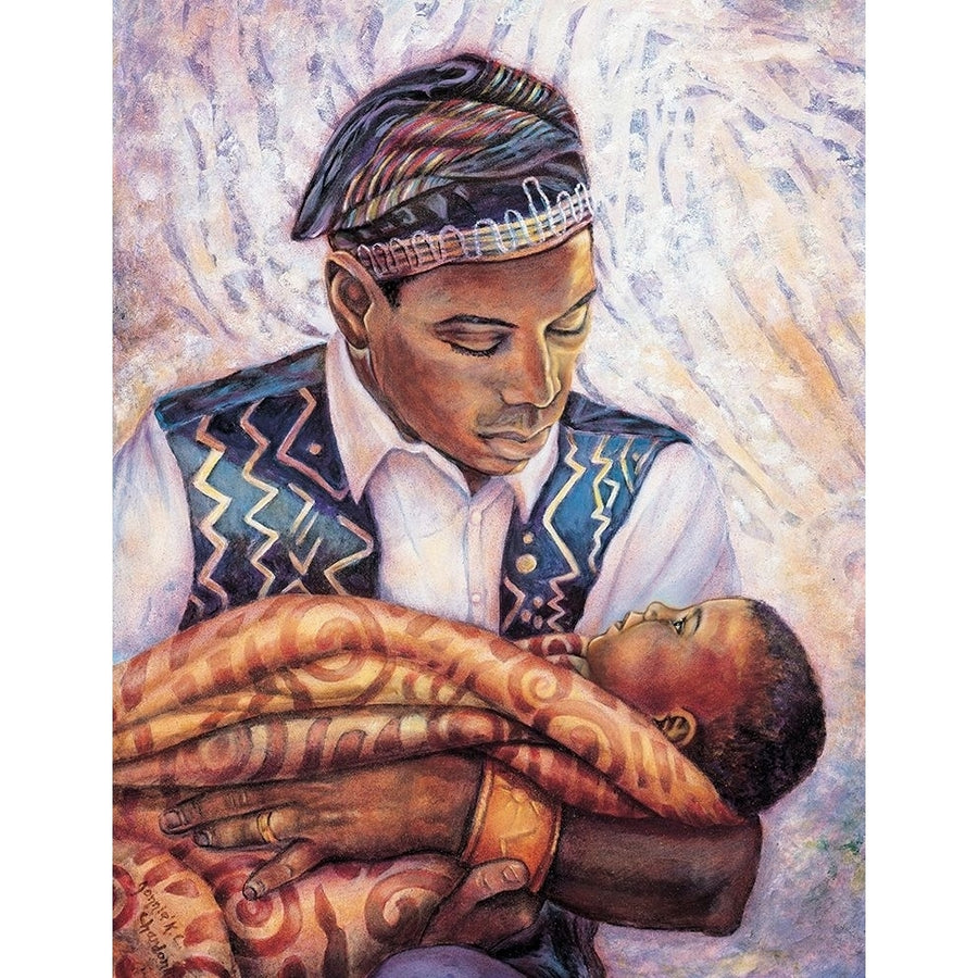 Father and Infant Poster Print by Unknown Unknown-VARPDXPE101407 Image 1