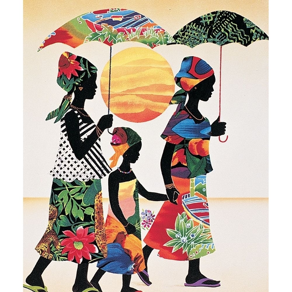 Umbrella Stroll Poster Print by Unknown Unknown-VARPDXPE57043 Image 1