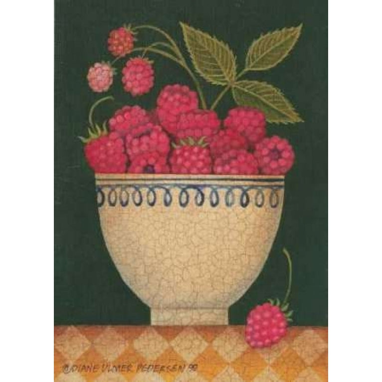 Cup O Raspberries Poster Print by Diane Pedersen-VARPDXPED066 Image 1